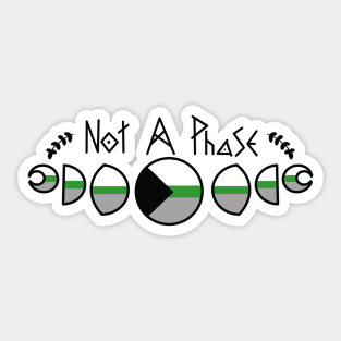 Not A Phase - Demiromantic pride edition - Sticker